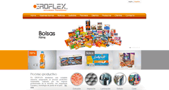 Desktop Screenshot of eroflex.cl